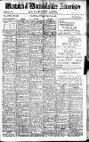 Warwick and Warwickshire Advertiser Saturday 24 March 1923 Page 1