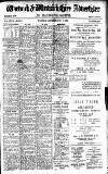 Warwick and Warwickshire Advertiser Saturday 07 July 1923 Page 1