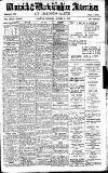 Warwick and Warwickshire Advertiser Saturday 27 October 1923 Page 1