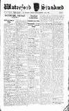 Waterford Standard Saturday 08 June 1929 Page 1
