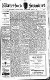 Waterford Standard Saturday 15 February 1930 Page 1
