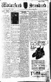 Waterford Standard Saturday 29 November 1930 Page 1