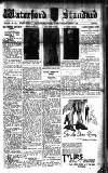 Waterford Standard Saturday 03 January 1931 Page 1