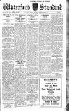 Waterford Standard Saturday 22 October 1932 Page 1