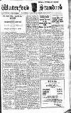 Waterford Standard Saturday 25 February 1933 Page 1