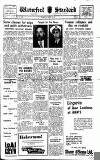 Waterford Standard Saturday 30 August 1952 Page 1
