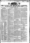 Naval & Military Gazette and Weekly Chronicle of the United Service Saturday 05 October 1833 Page 1