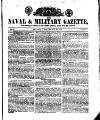 Naval & Military Gazette and Weekly Chronicle of the United Service Saturday 20 September 1834 Page 1