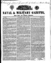Naval & Military Gazette and Weekly Chronicle of the United Service Saturday 16 May 1835 Page 1