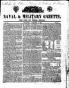 Naval & Military Gazette and Weekly Chronicle of the United Service Saturday 02 January 1836 Page 1