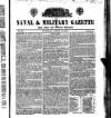 Naval & Military Gazette and Weekly Chronicle of the United Service Saturday 20 August 1836 Page 1
