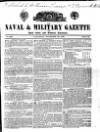 Naval & Military Gazette and Weekly Chronicle of the United Service Saturday 26 November 1836 Page 1
