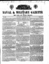 Naval & Military Gazette and Weekly Chronicle of the United Service Saturday 14 October 1837 Page 1