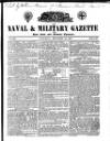 Naval & Military Gazette and Weekly Chronicle of the United Service