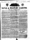 Naval & Military Gazette and Weekly Chronicle of the United Service