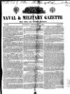 Naval & Military Gazette and Weekly Chronicle of the United Service Saturday 01 September 1838 Page 1