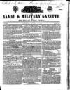Naval & Military Gazette and Weekly Chronicle of the United Service Saturday 13 October 1838 Page 1