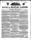 Naval & Military Gazette and Weekly Chronicle of the United Service Saturday 12 January 1839 Page 1