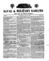 Naval & Military Gazette and Weekly Chronicle of the United Service Saturday 25 May 1839 Page 1