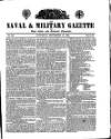 Naval & Military Gazette and Weekly Chronicle of the United Service Saturday 14 September 1839 Page 1