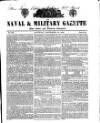 Naval & Military Gazette and Weekly Chronicle of the United Service Saturday 28 September 1839 Page 1