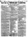 Naval & Military Gazette and Weekly Chronicle of the United Service Saturday 08 August 1840 Page 1