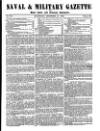 Naval & Military Gazette and Weekly Chronicle of the United Service Saturday 17 December 1842 Page 1