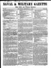 Naval & Military Gazette and Weekly Chronicle of the United Service Saturday 31 December 1842 Page 1