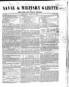 Naval & Military Gazette and Weekly Chronicle of the United Service Saturday 02 March 1844 Page 1