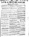 Naval & Military Gazette and Weekly Chronicle of the United Service Saturday 04 May 1844 Page 1