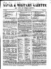 Naval & Military Gazette and Weekly Chronicle of the United Service Saturday 12 April 1845 Page 1