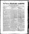Naval & Military Gazette and Weekly Chronicle of the United Service Saturday 21 March 1846 Page 1