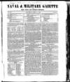 Naval & Military Gazette and Weekly Chronicle of the United Service