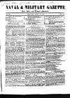 Naval & Military Gazette and Weekly Chronicle of the United Service Saturday 18 April 1846 Page 1