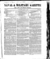 Naval & Military Gazette and Weekly Chronicle of the United Service Saturday 09 May 1846 Page 1