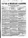 Naval & Military Gazette and Weekly Chronicle of the United Service Saturday 25 July 1846 Page 1