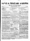 Naval & Military Gazette and Weekly Chronicle of the United Service Saturday 10 October 1846 Page 1
