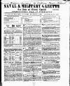 Naval & Military Gazette and Weekly Chronicle of the United Service Saturday 03 November 1860 Page 1