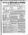 Naval & Military Gazette and Weekly Chronicle of the United Service Saturday 22 December 1860 Page 1