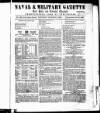 Naval & Military Gazette and Weekly Chronicle of the United Service Saturday 05 January 1861 Page 1