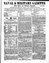 Naval & Military Gazette and Weekly Chronicle of the United Service Saturday 12 January 1861 Page 1