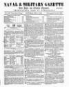 Naval & Military Gazette and Weekly Chronicle of the United Service Saturday 04 May 1861 Page 1