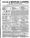 Naval & Military Gazette and Weekly Chronicle of the United Service Saturday 15 June 1861 Page 1