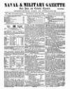 Naval & Military Gazette and Weekly Chronicle of the United Service Saturday 20 July 1861 Page 1