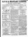 Naval & Military Gazette and Weekly Chronicle of the United Service Saturday 31 August 1861 Page 1