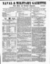 Naval & Military Gazette and Weekly Chronicle of the United Service Saturday 07 September 1861 Page 1