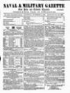 Naval & Military Gazette and Weekly Chronicle of the United Service Saturday 02 November 1861 Page 1