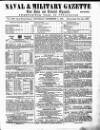 Naval & Military Gazette and Weekly Chronicle of the United Service Saturday 07 December 1861 Page 1