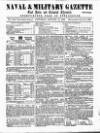 Naval & Military Gazette and Weekly Chronicle of the United Service Saturday 11 January 1862 Page 1
