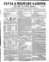 Naval & Military Gazette and Weekly Chronicle of the United Service